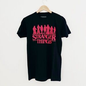 NEW Stranger Things Black Graphic Tee